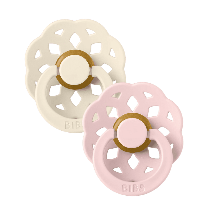 bibs Boheme 2 PACK - Ivory/blossom BIBS 0-6M   [variant_option4] [variant_option5] [variant_option6] [variant_option7] [variant_option8] [variant_option9] 1