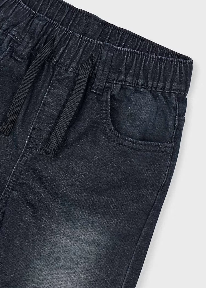 Denim Jogger Pant 4566 Black