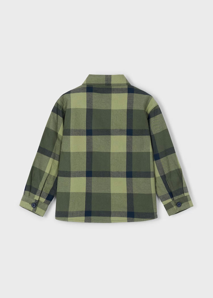 Checked Overshirt 4123 Olive