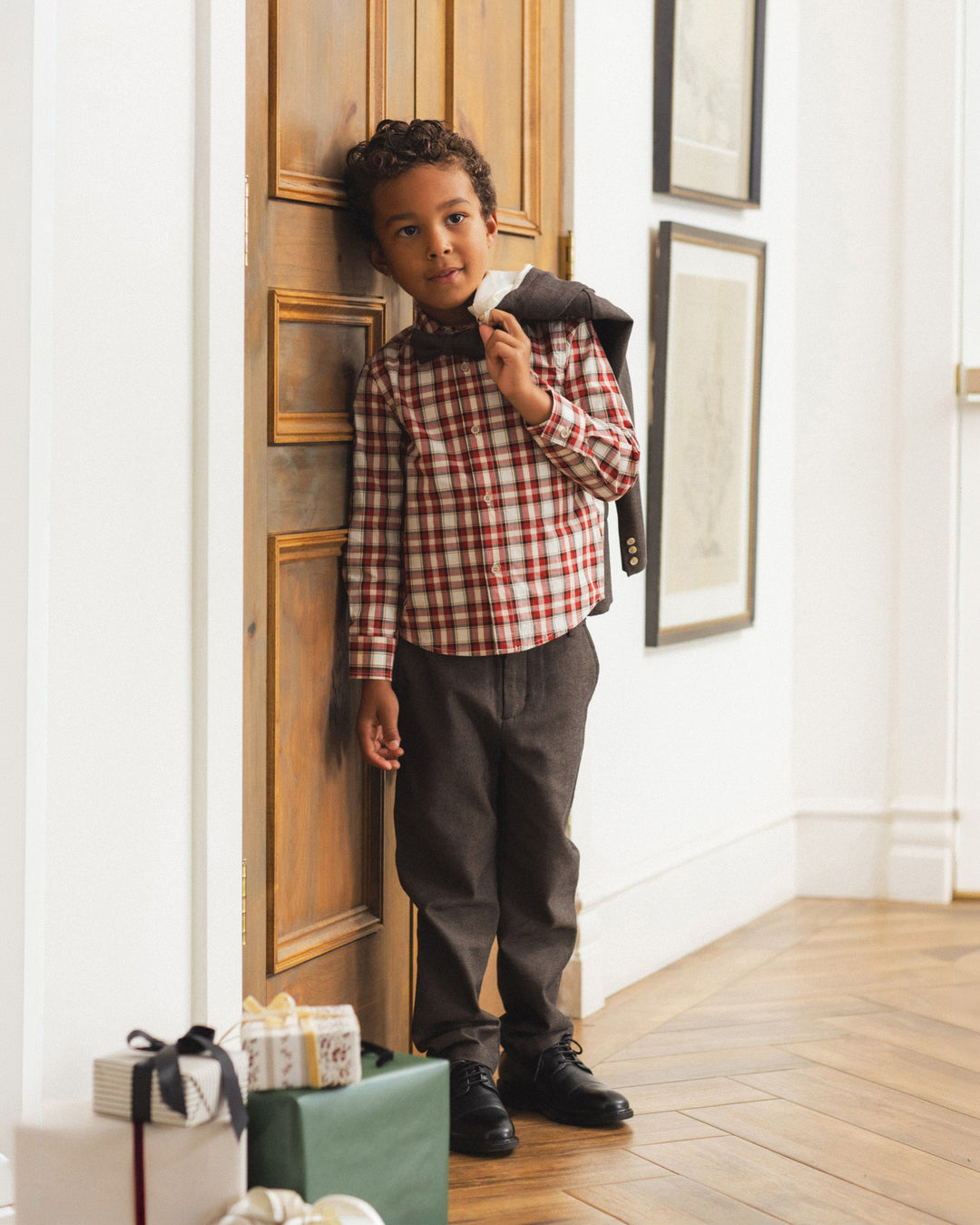 Harrison Button Down - Holiday Tartan