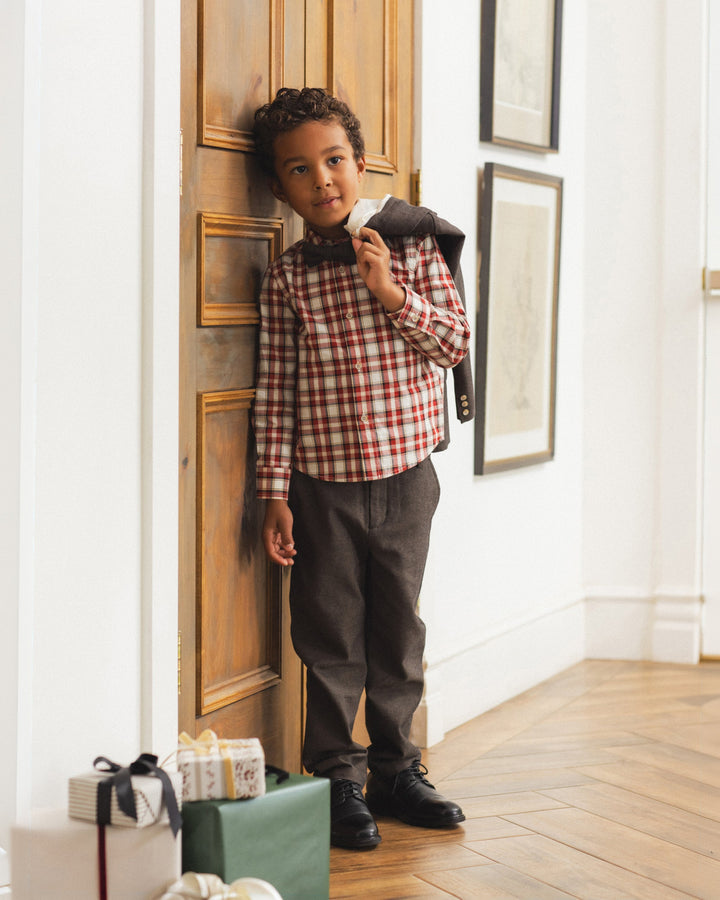 Harrison Button Down - Holiday Tartan