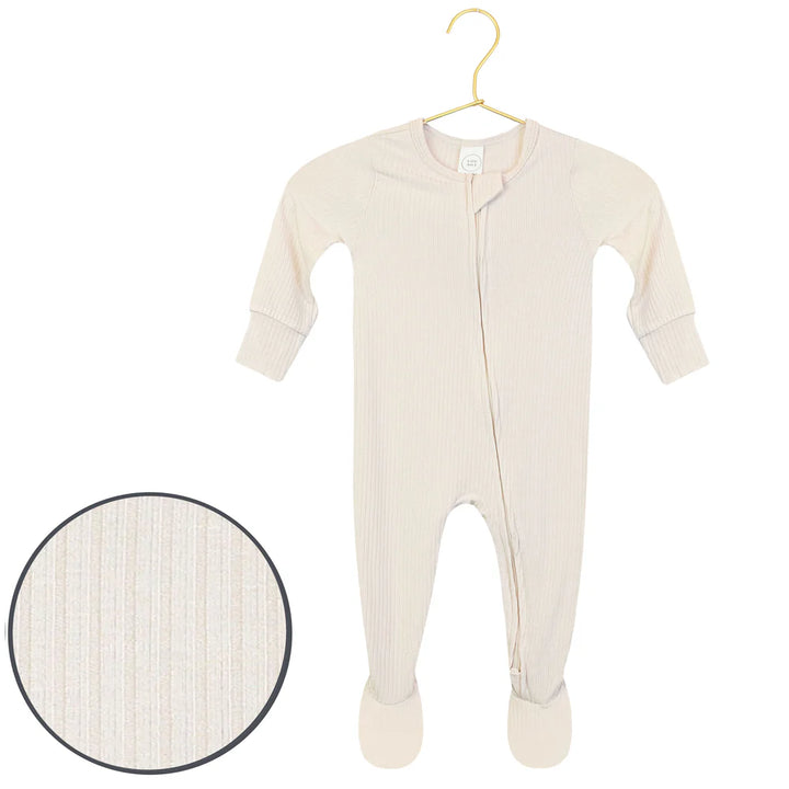 Cove Ribbed Zipper Footie