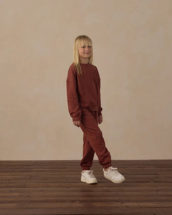Baggy Sweat Set || Brick