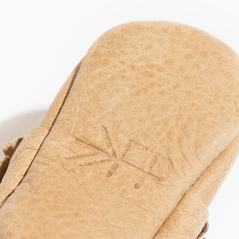 Soft Sole Baby Moccasin - Weathered Brown
