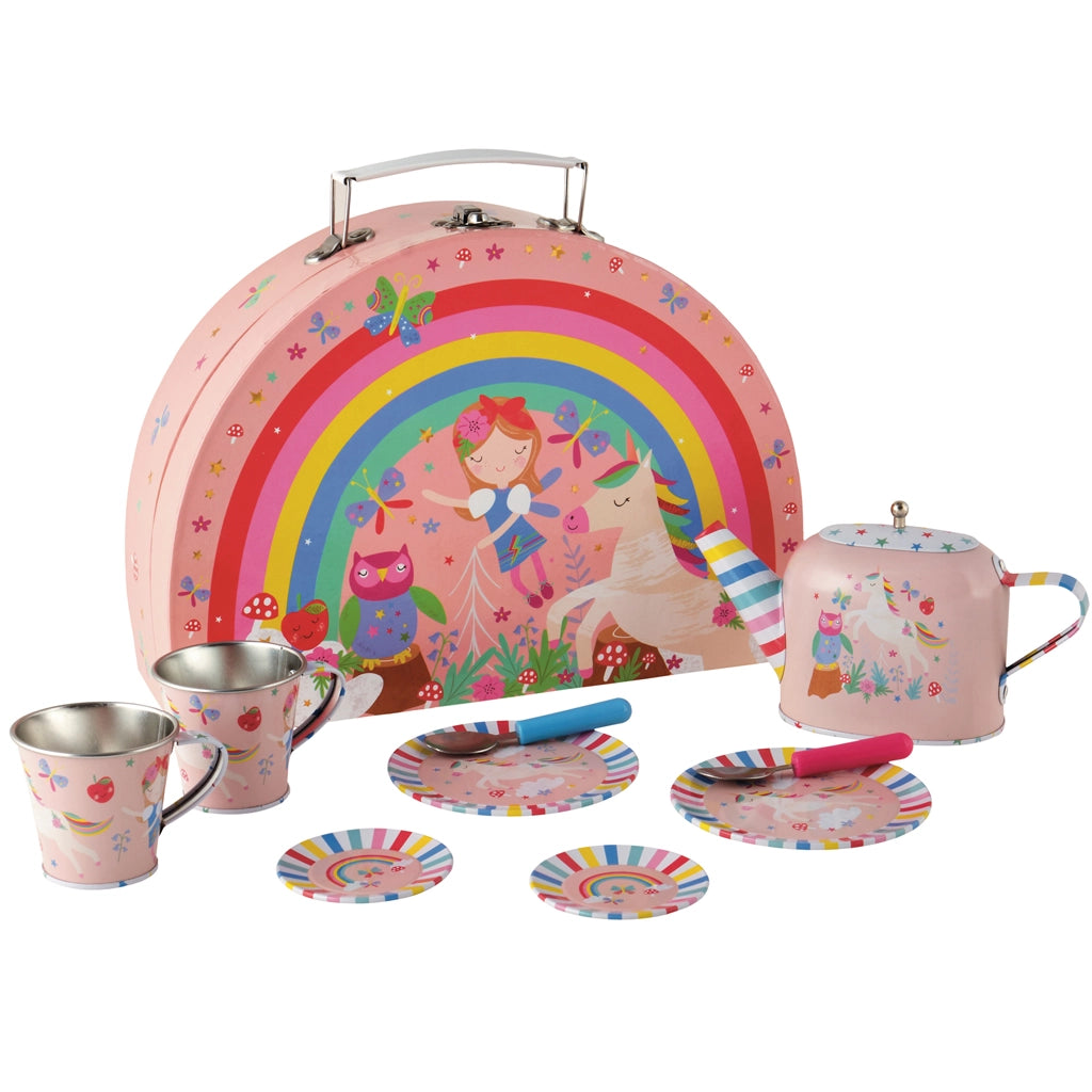 Rainbow Fairy Foiled Case Tea Set