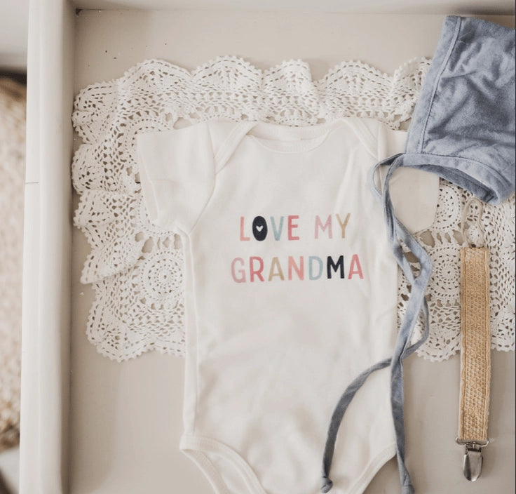 Love My Grandma Organic Bodysuit