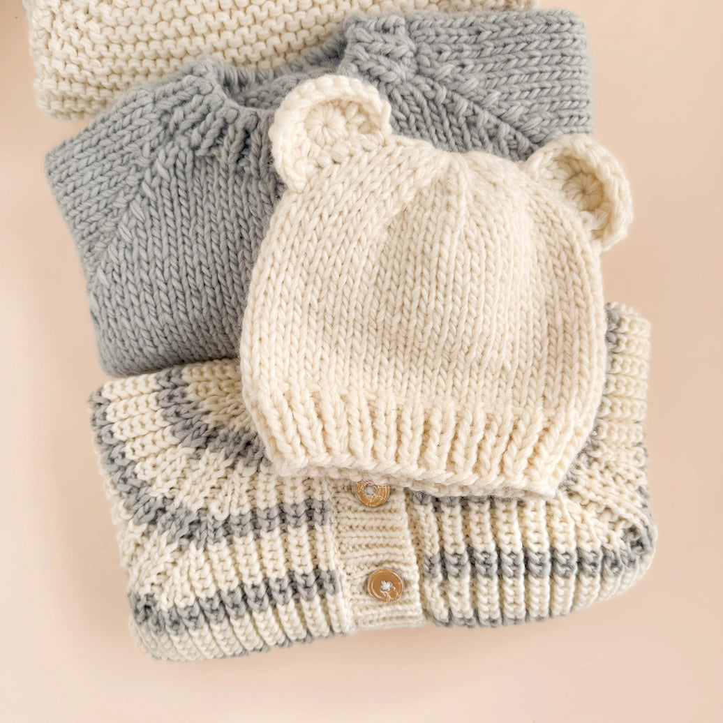 Bear Hat - Cream