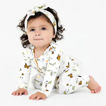 Monarch Butterfly Bamboo Convertible Footie