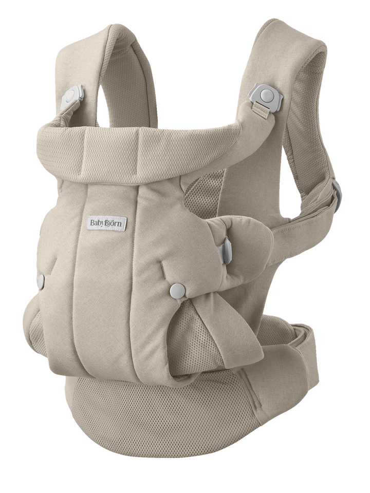 Baby Carrier Hold - Soft Brushed Woven - Sand Gray