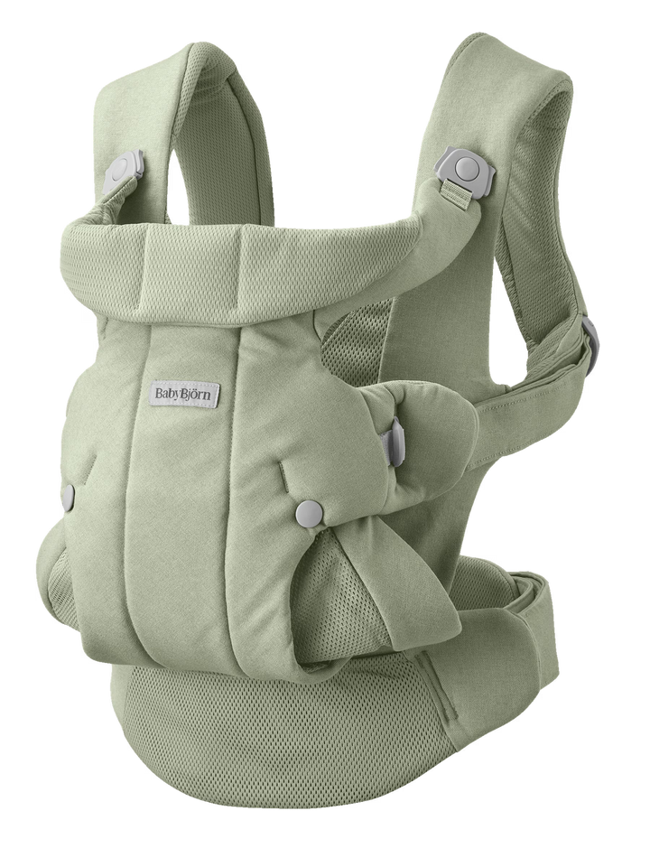 Baby Carrier Hold - Soft Brushed Woven - Light Green