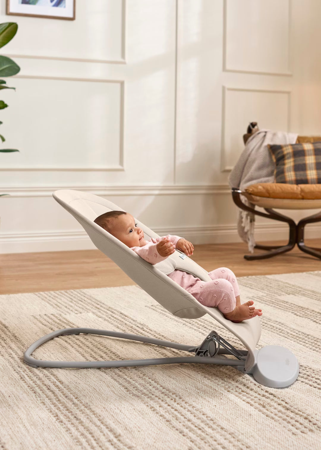 Bouncer Begin - Soft Brushed Woven - Sand Gray