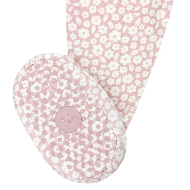 Flora Zipper Footie