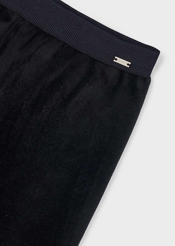 Basic Velvet Leggings 712 Black