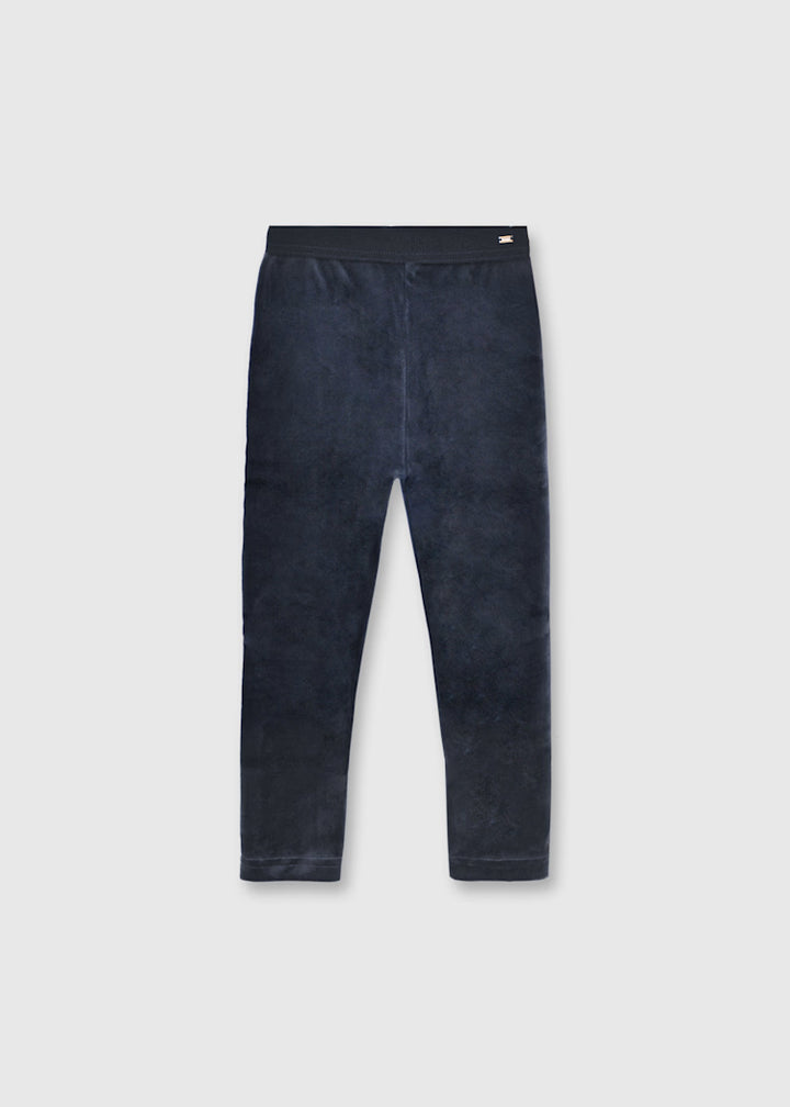 Basic Velvet Leggings 712 Navy