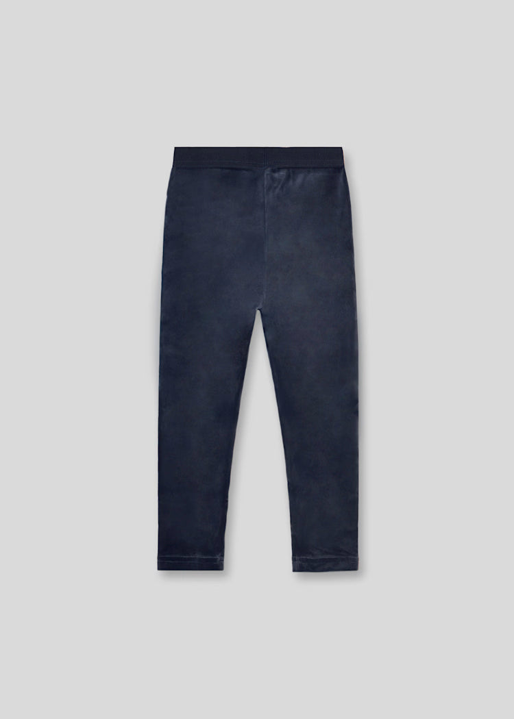 Basic Velvet Leggings 712 Navy
