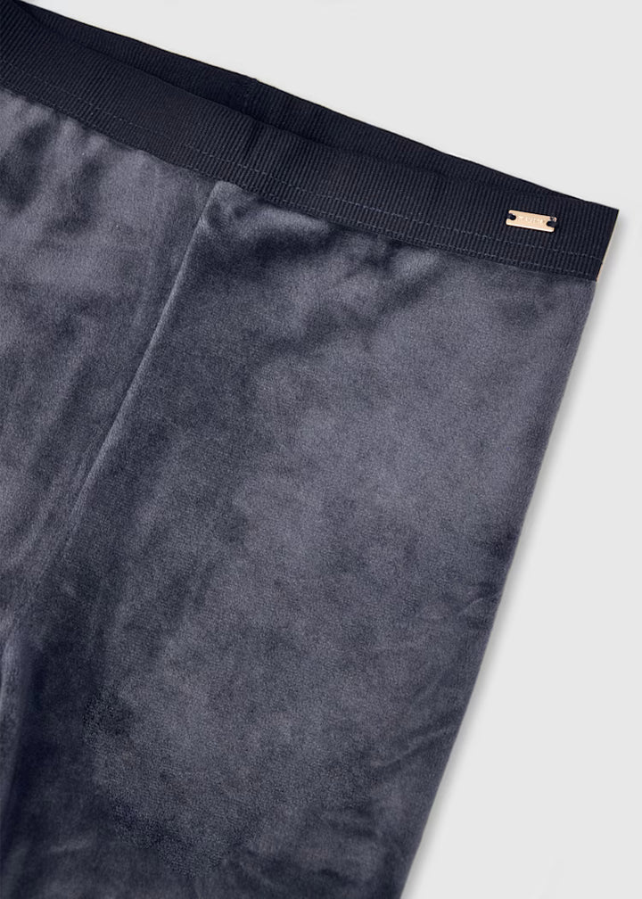 Basic Velvet Leggings 712 Navy