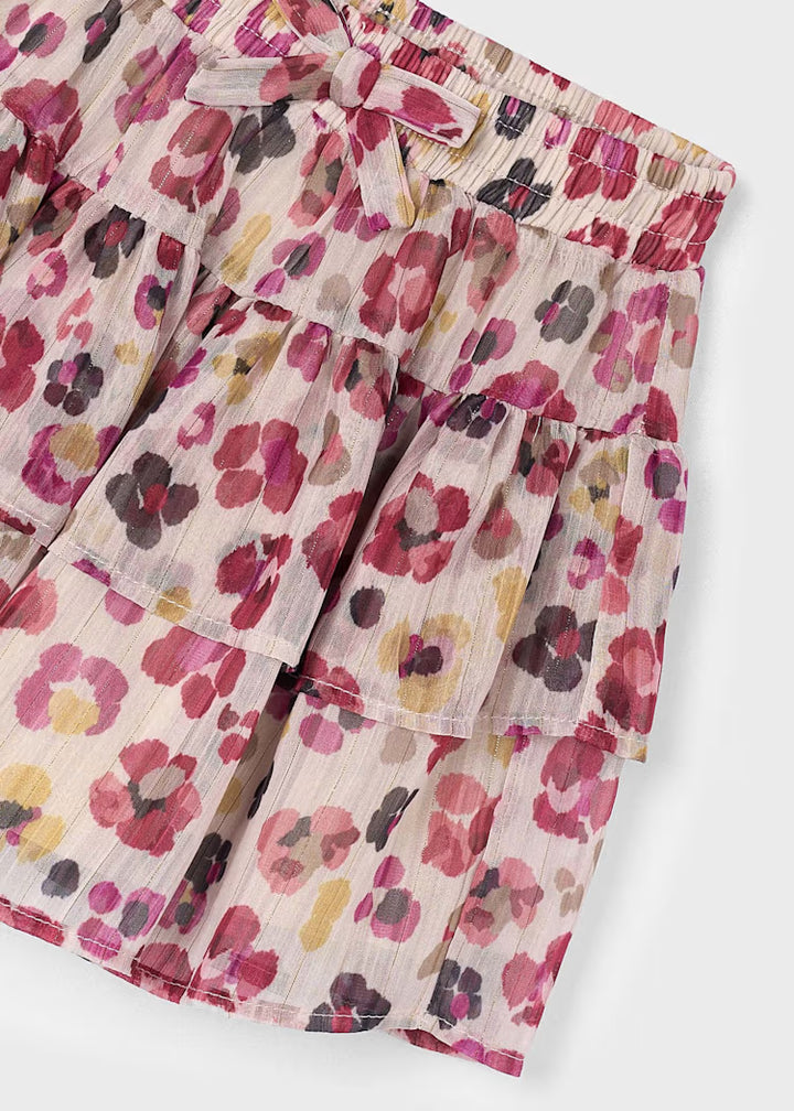 Chiffon 4902 Skirt Cherry