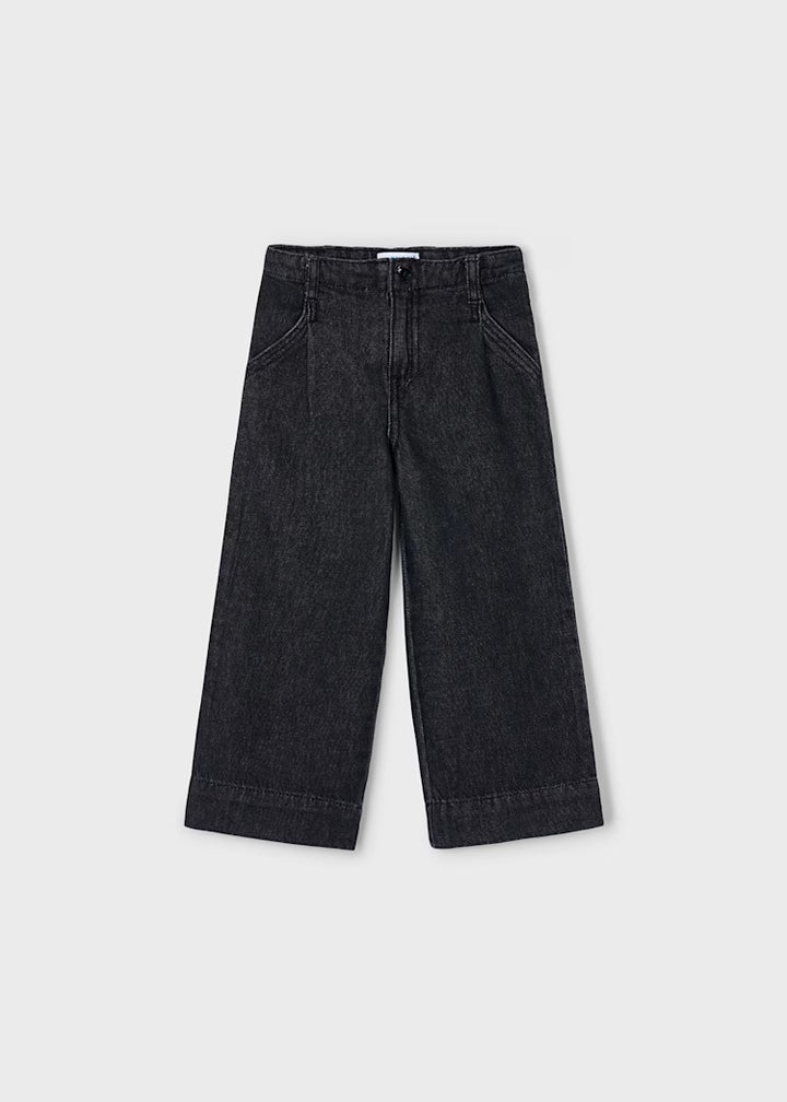 Wide Denim 4578 Pants Black
