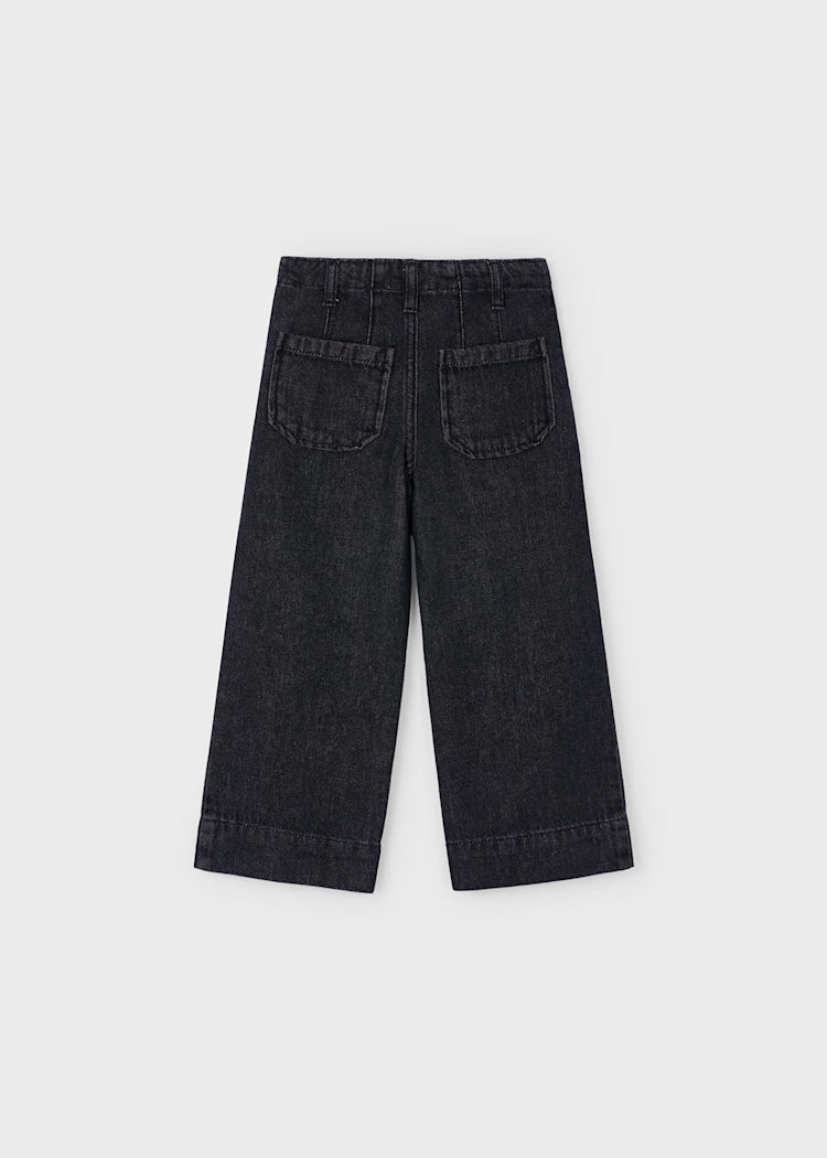 Wide Denim 4578 Pants Black