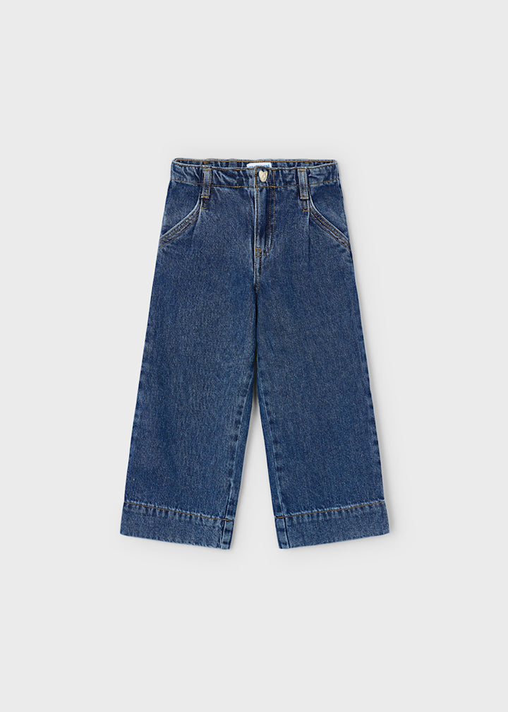 Wide Denim 4578 Pants Dark Blue