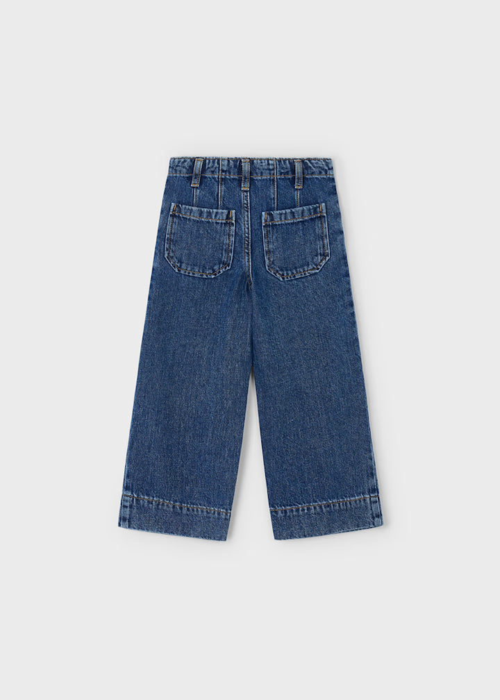 Wide Denim 4578 Pants Dark Blue
