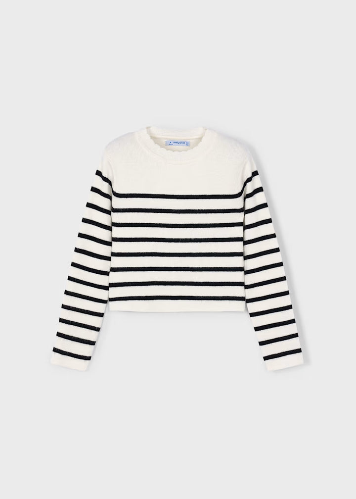Knit 4014 Macchiato Striped Top