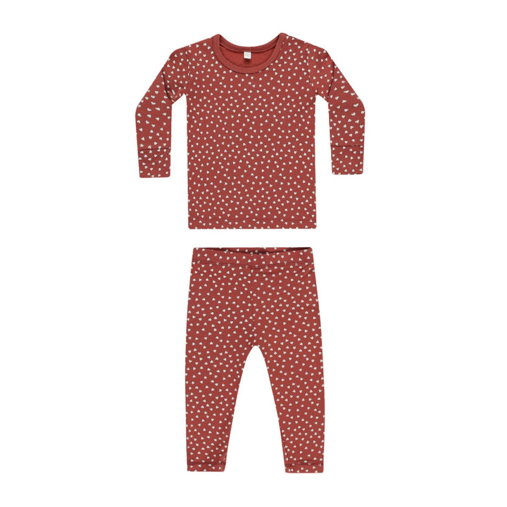 Bamboo Pajama Set - Tiny Hearts