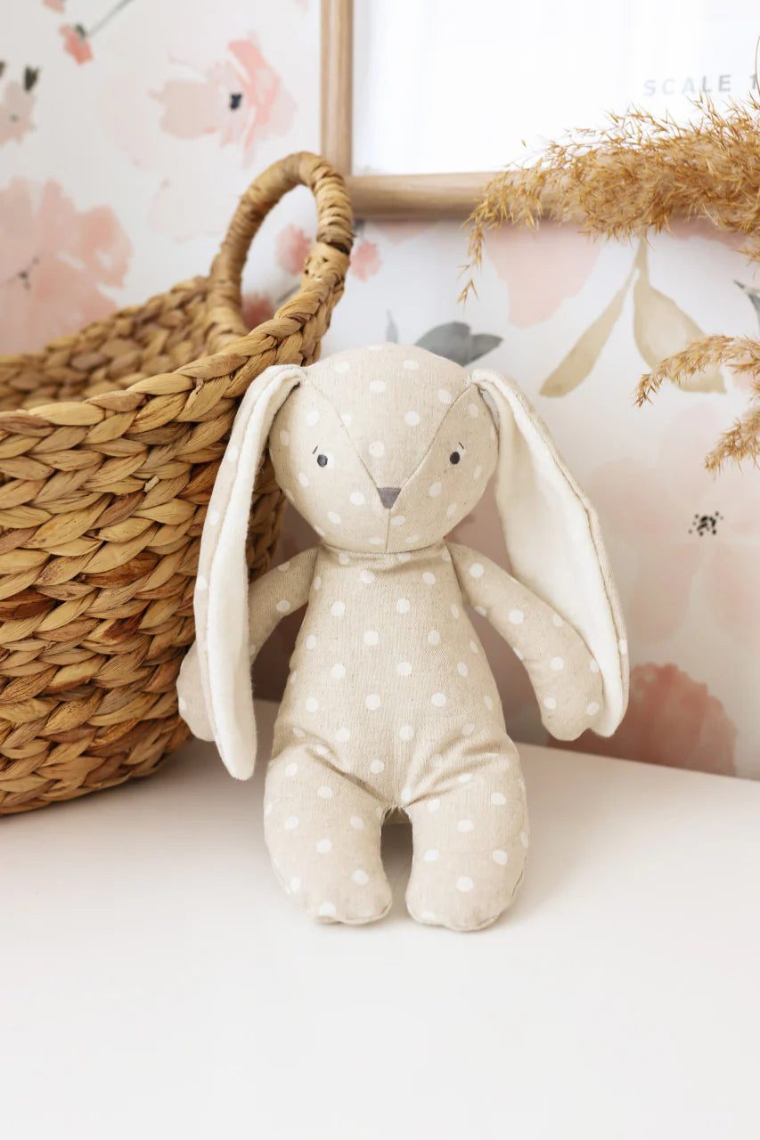 Floppy Bunny Linen White Spot