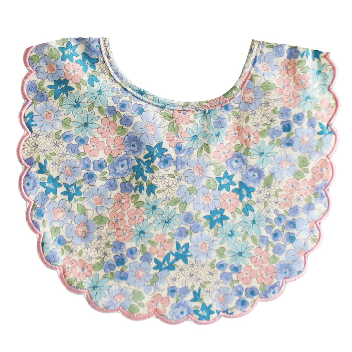 Scallop Bib Lilly Blue