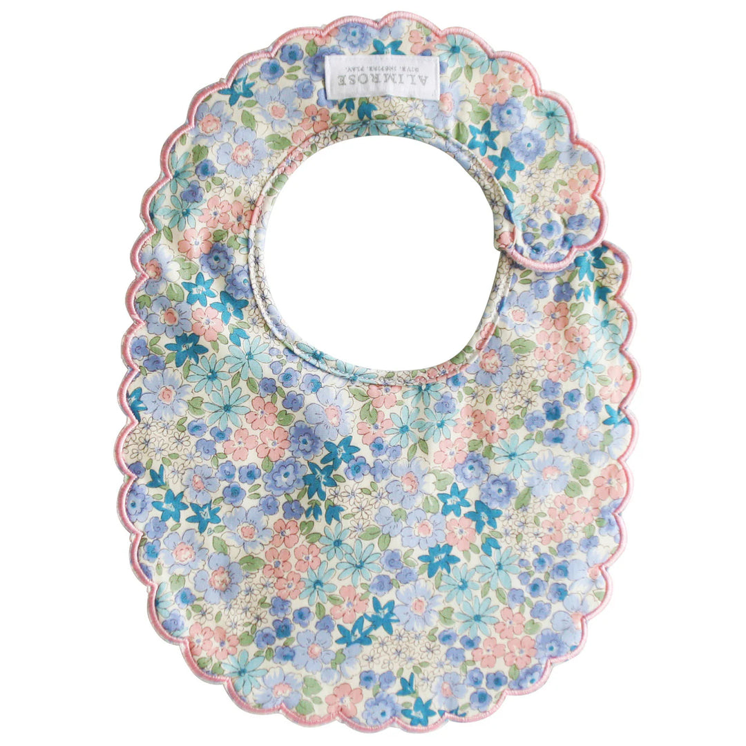 Scallop Bib Lilly Blue