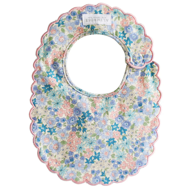 Scallop Bib Lilly Blue