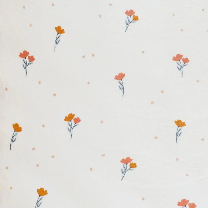 Floral Minky Stretch Luxe Swaddle/Blanket