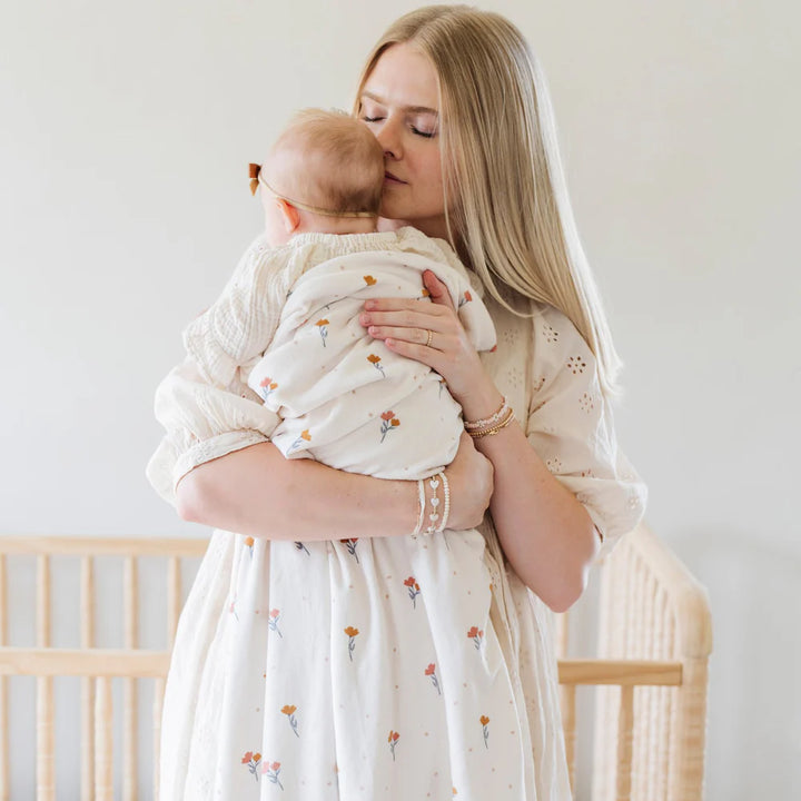 Floral Minky Stretch Luxe Swaddle/Blanket