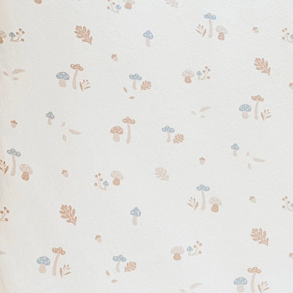 Mushroom Minky Stretch Luxe Swaddle/Blanket