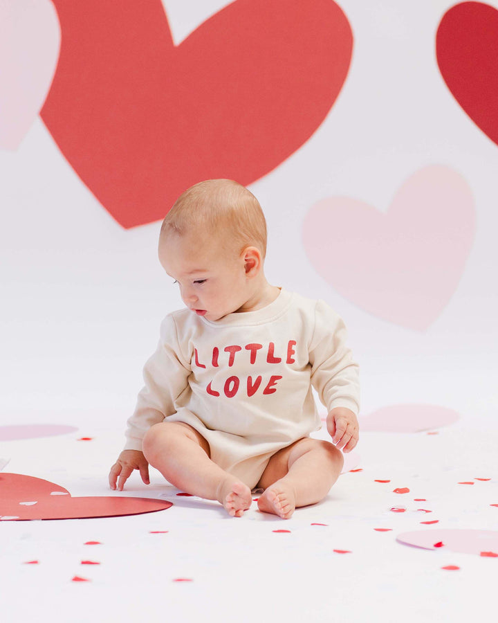 Crewneck Bubble Romper - Little Love