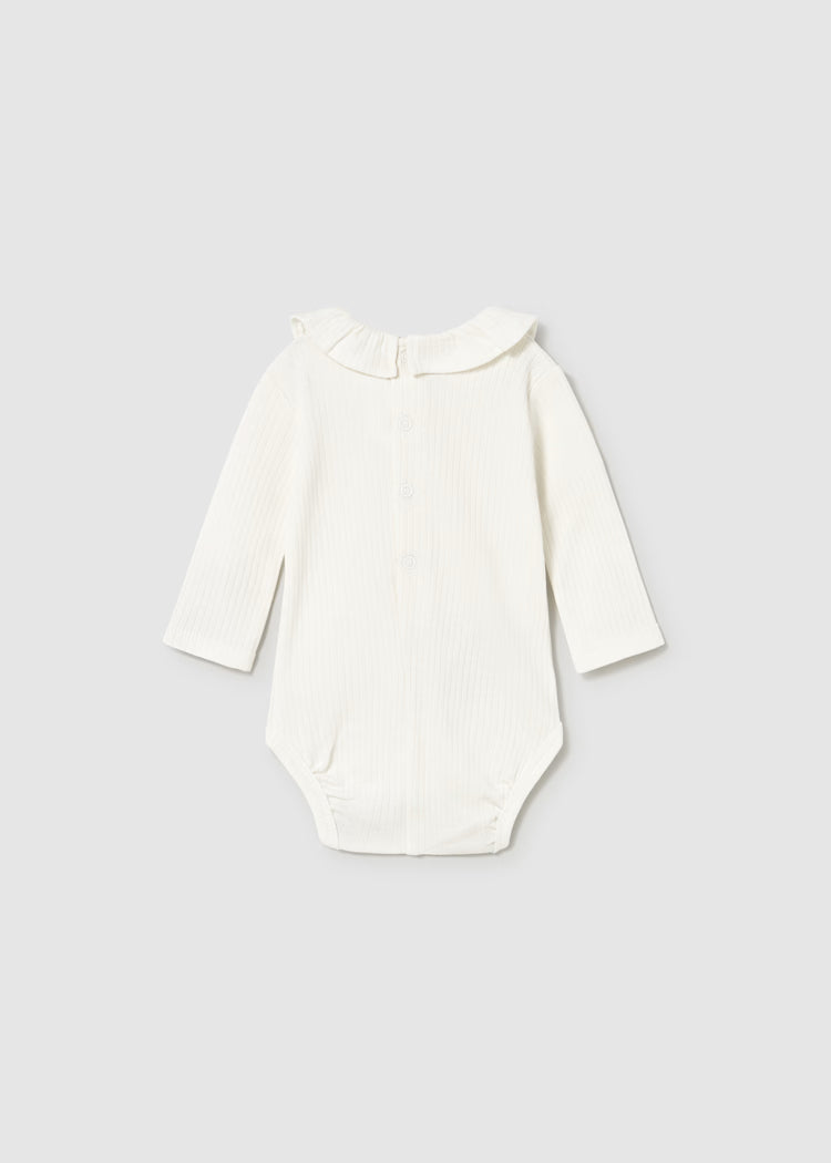 Ribbed Bodysuit 2721 Natural