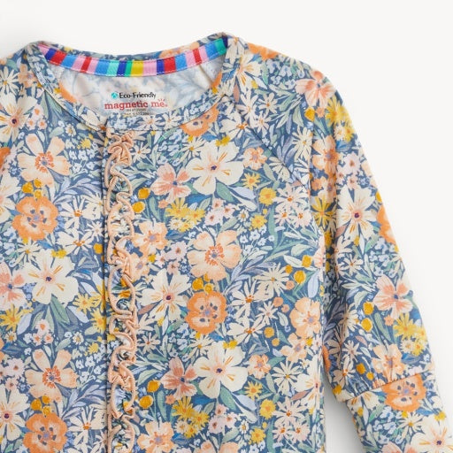 Flora Modal Ruffle Magnetic Convertible Coverall