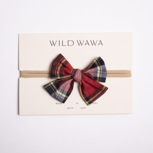 Bow Headband - Heritage Tartan