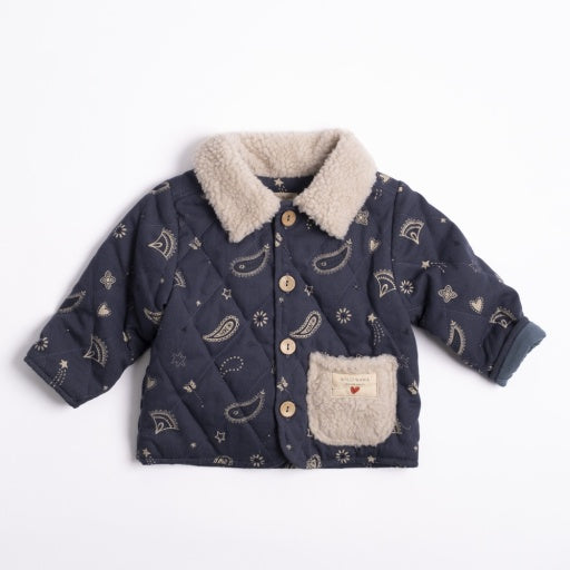 Quilted Jacket - Midnight Bandana