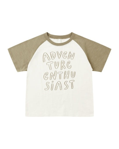 Raglan Short Sleeve Tee || Adventure Enthusiast by Rylee + Cru
