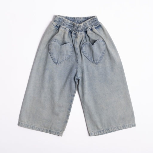 Heart Pocket Pant - Denim