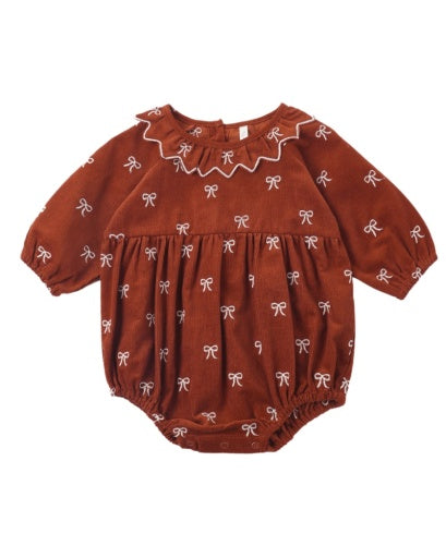Freya Romper Bows by Rylee + Cru