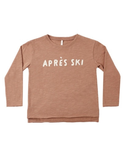 Raw Edge Long Sleeve Tee || Apres Ski by Rylee + Cru