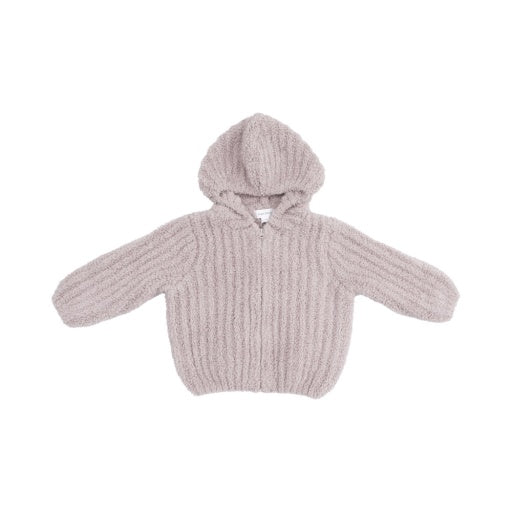 Stone Striped Chenille Hooded Jacket 2