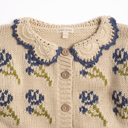 Ines Cardigan - Midnight Bloom