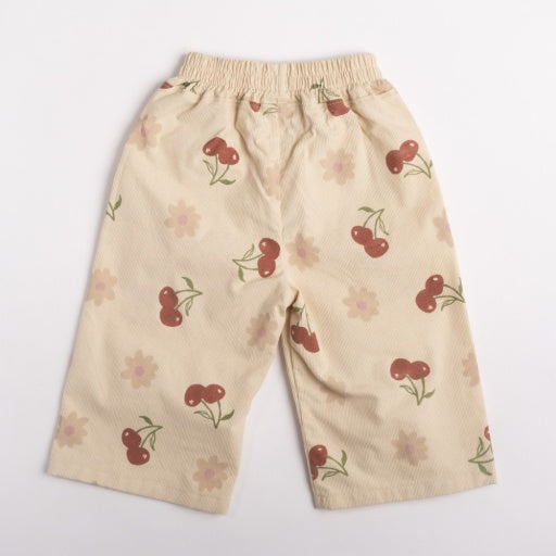 Wide-Leg Pant - Cherry Bloom