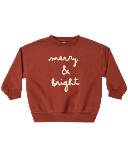 Relaxed Sweatshirt Merry & Bright by Rylee + Cru