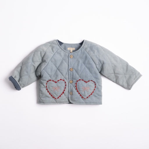 Quilted Jacket - Denim Darling