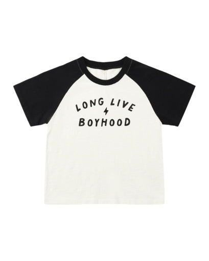 Raglan Short Sleeve Tee || Long Live Boyhood by Rylee + Cru