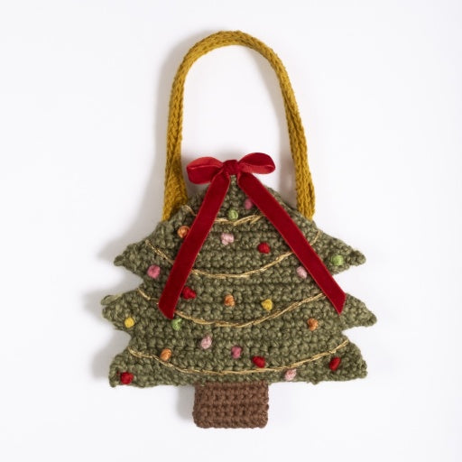 Crochet Purse - Christmas Tree